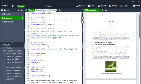 overleaf برای نگارش مقاله isi چه کاربردی دارد؟