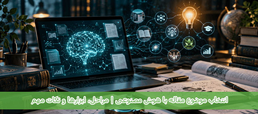 انتخاب موضوع مقاله با هوش مصنوعی